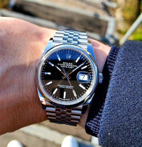 rolex datejust wrist watch